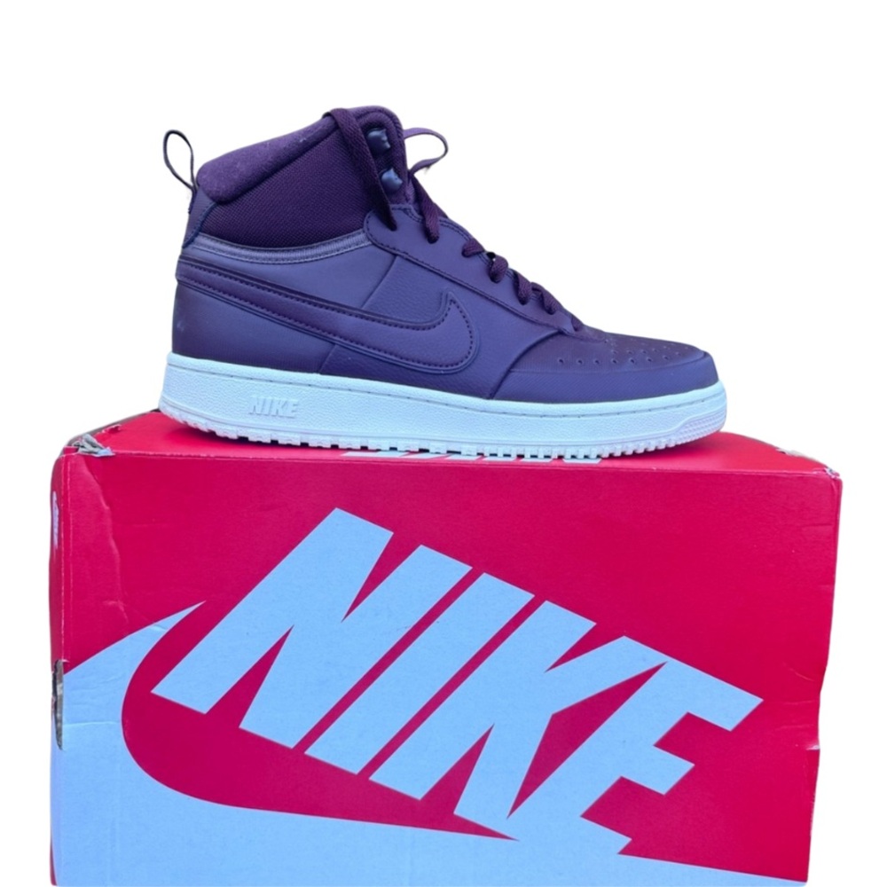 NIKE COURT VISION MID WINTER HIGH TOP SNEAKERS